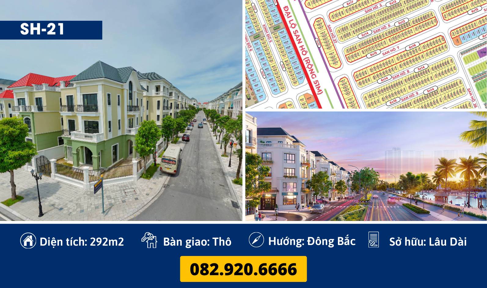 [Bán] Biệt Thự Đơn Lập SH-21 Vinhomes Ocean Park 2